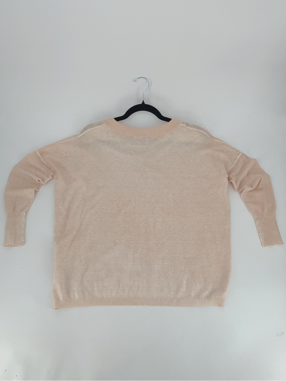 Whisper by Brodie Ivy ink V-Neck Women's Sweater size M NWT - Picture 5 of 7